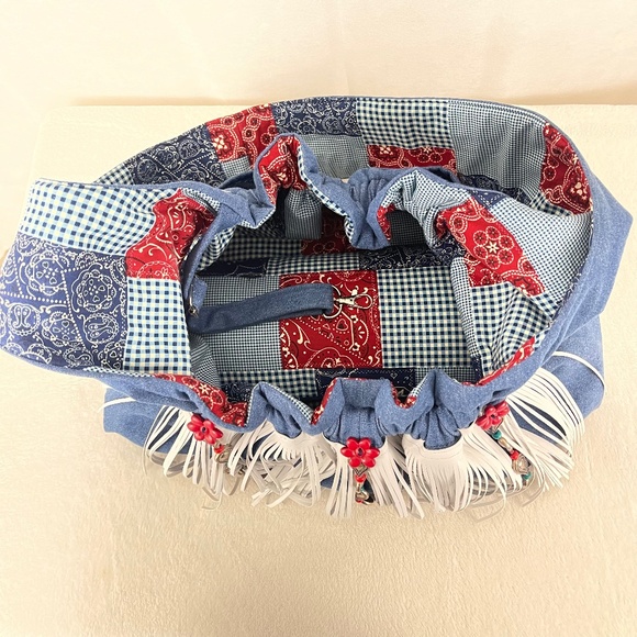 DESIGNER "FURBABY" TOTE CARRIER (NWOT) HANDMADE - Picture 3 of 11